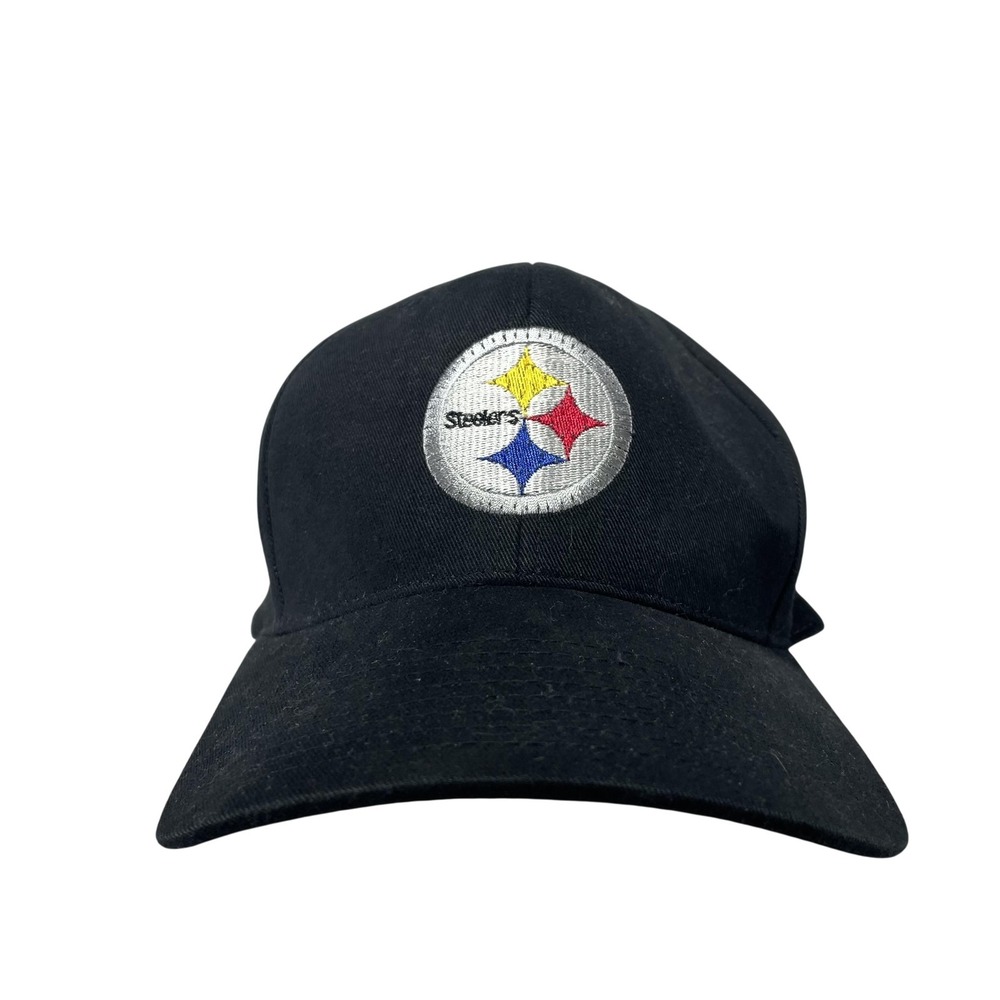 Vintage Pittsburgh Steelers Hat Cap Strap Back Mens One Size NFL Football Logo 7